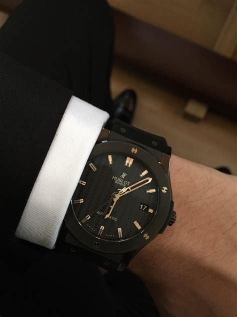 hublot classic fusion 38mm automatic black magic|Hublot classic fusion review.